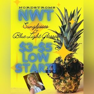 NWT Sunglasses & Blue Light Glasses from Nordstrom! LOW START!!!!